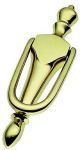 Modern Contempary Polished Brass Belgravia Door Knocker (PB27)