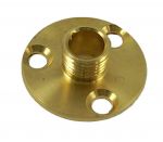 Brass Backplate for Bulb holders, 1/2" Thread, Ideal Wood Turning (501) 