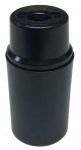 SES E14 Light Bulb Lamp holder Plain Liner 10mm, in Black Plastic, Unswitched (A105)