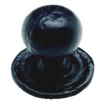 28mm Small Drawer / Cabinet Knob / Handle in Black Cast Iron (4522)