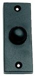 Rectangular Style Door Bell Push Switch Black Cast Iron (AX39)