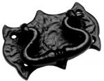 Ring Drawer / Cabinet / Door Pull Handle in Black Cast Iron (AB311)