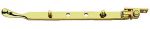 Solid Polished Brass Tear Drop 10" Window Stay (PB877)