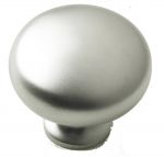 Satin Chrome 22mm Button Cupboard / Drawer Knob / Handle (SCP698)