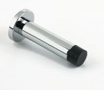 Cylindrical Door Stop With Base in Polished Chrome (BC1399)