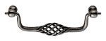 Wrought Iron Cage Design Drawer / Cabinet / Cupboard Drop Handle (FTD1250BAS)