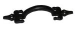 5" Drawer / Cabinet / Door Pull Handle Black Cast Iron (AX19)