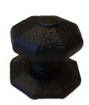 Large Rustic Centre Door Knob / Handle in Black Cast Iron (JAB6)