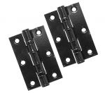 Black Stainless Steel 3" Grade 7 Ball Bearing Butt Hinge (Eclipse 14917)