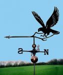 Falcon Bird of Prey  Weathervane - Handmade  - Very High Quality