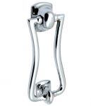 Slim Diplomat Polished Chrome Ring Style Door Knocker (BC2033)