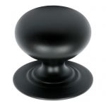 Smooth as Silk 22mm Mat Black Cabinet Knob (MB140B)