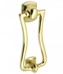 Slim Diplomat Polished Brass Ring Style Door Knocker (PB2033)