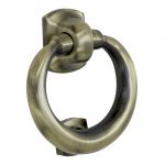 Antique Brass Ring Style Door Knocker (XL28)