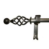 Curtain poles with Cage & Ball Finials