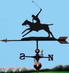 Chucka / Polo Player Orbital Weathervane