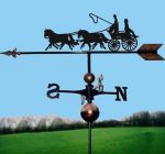 Coach & Four Orbital Weathervane