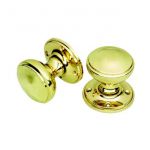 Victorian Polished Brass Mortice Knob Set (PB97)