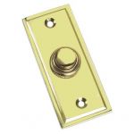 Solid brass, Victorian Door Bell Push (PB183)