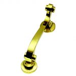 Solid Brass, Scroll Style Door Knocker (PB20)