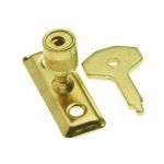 Brass Security / Lockable Window Stay Pin