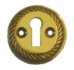 Solid brass, Georgian, Open Key Escutcheon (PB100)