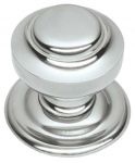 Tiered, Polished Chrome, Centre Pull Door Knob (BC14)