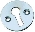 Polished Chrome Victorian Keyhole Open Escutcheon (BC104)