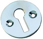 Polished Chrome Victorian Keyhole Open Escutcheon (BC104)