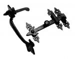 Superb Quality Suffolk / Thumb Latch in Mat Black Cast Iron (37355)