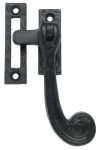 Swirl Pattern Window Latch in Black Cast Iron (AB516)