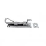 Wrought Iron 5" Cranked Door Bolt in a Pewter Effect Rustproof Finish (HF24)