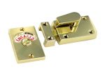 Toilet Door latch with Indicator in Polished Brass (17953)