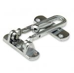 Polished Chrome Door Security Latch Bar