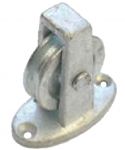 Single surface mounted clothes airer pulley - screws inline with pulley (268C)