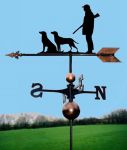 Game On (Two Labradors) Orbital Weathervane