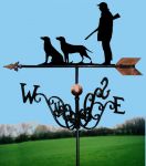 Game On (Two Labradors) Traditional Weathervane