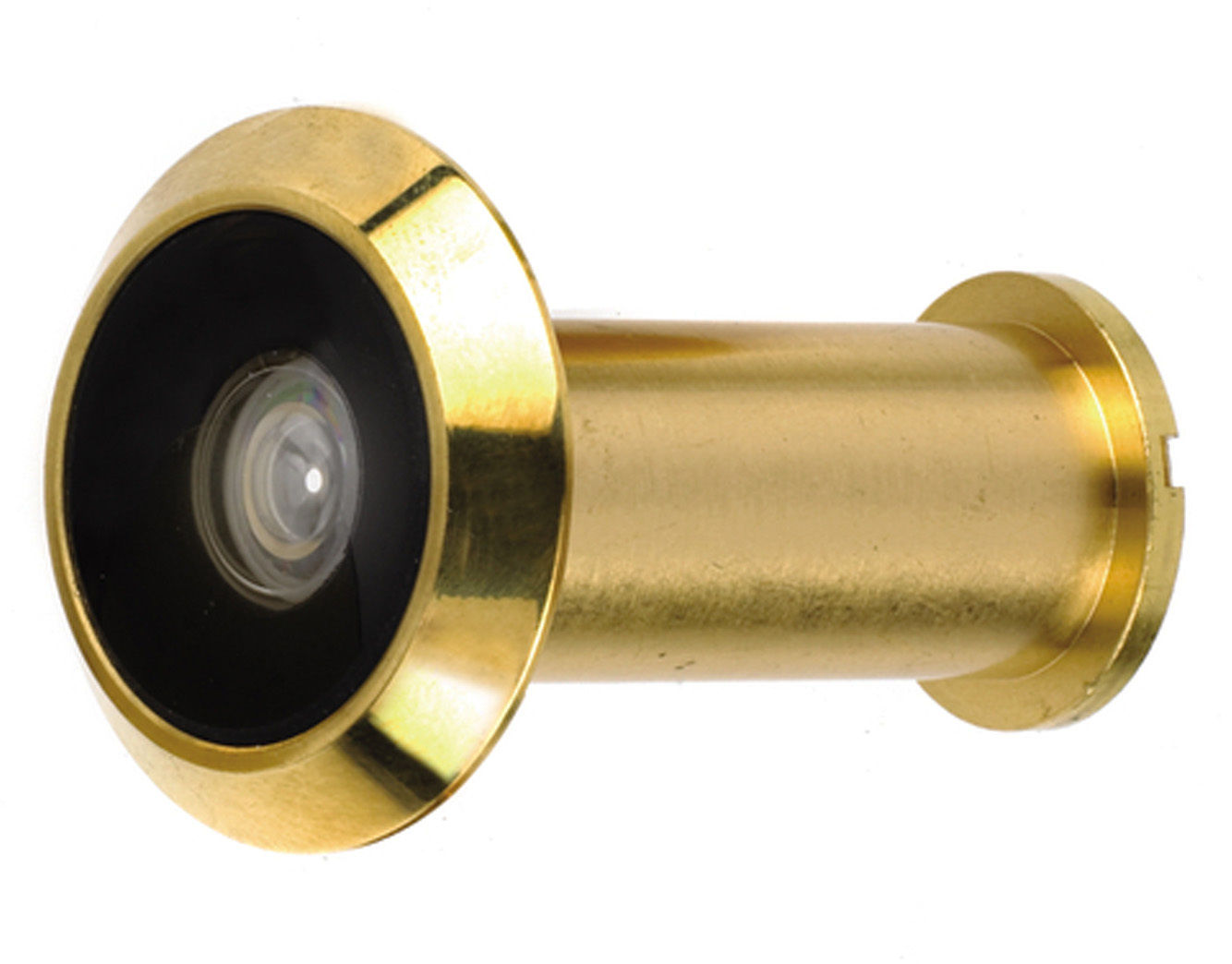 Frisco Door Viewer Spy Peep Hole Polished Brass/Chrome Security Chain Lock 