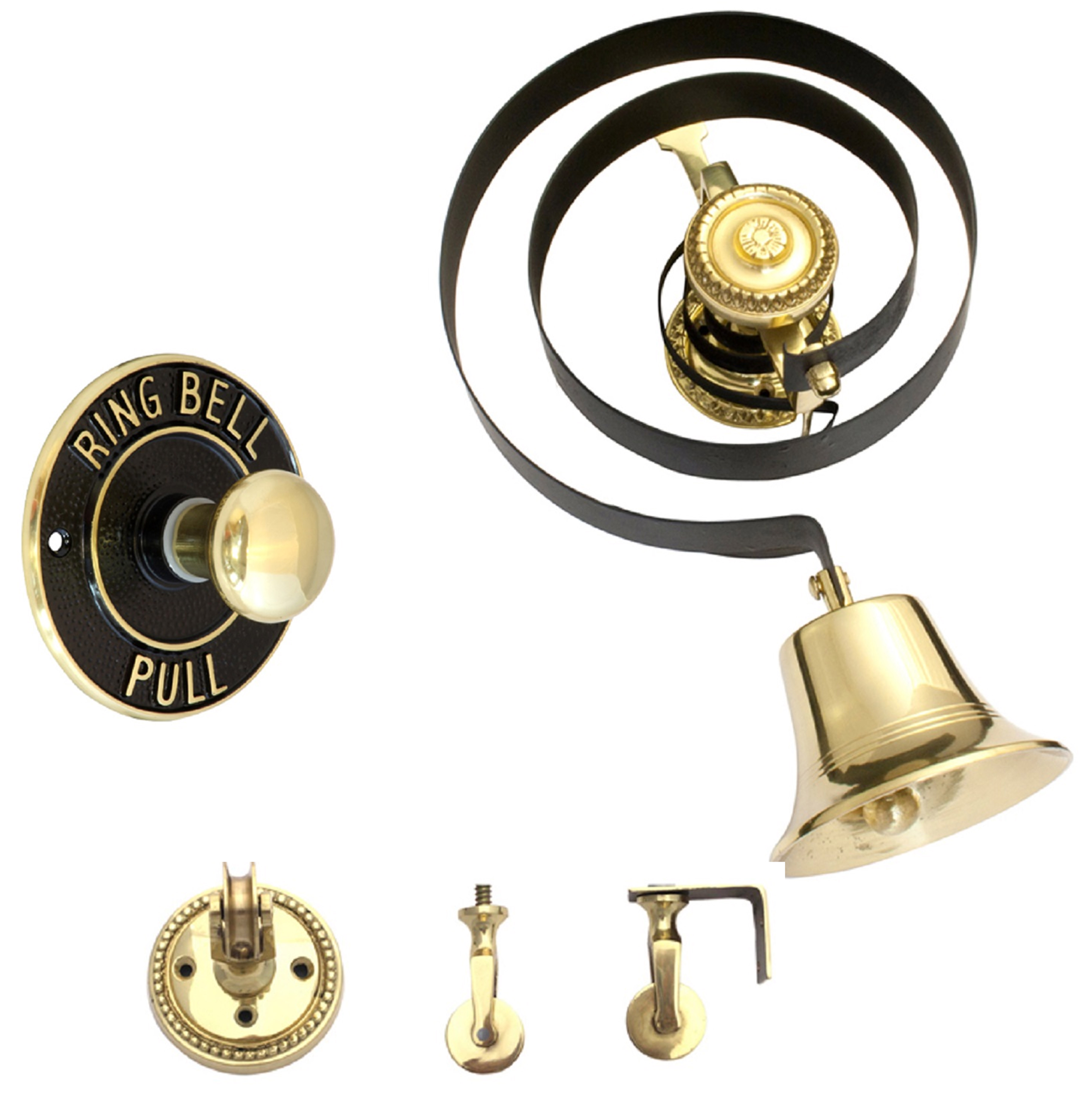 Butlers Bell Kit Brass Brass Pull 