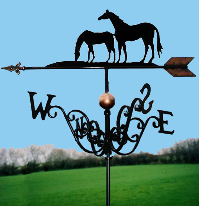 Thoroughbreds Traditional Weathervane