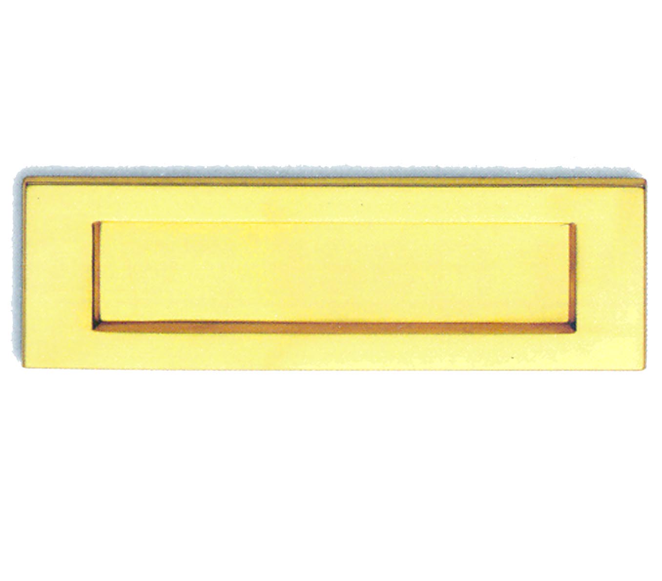 Large Solid Polished Brass Victorian Style Letter Plate / Flap (PB04E)