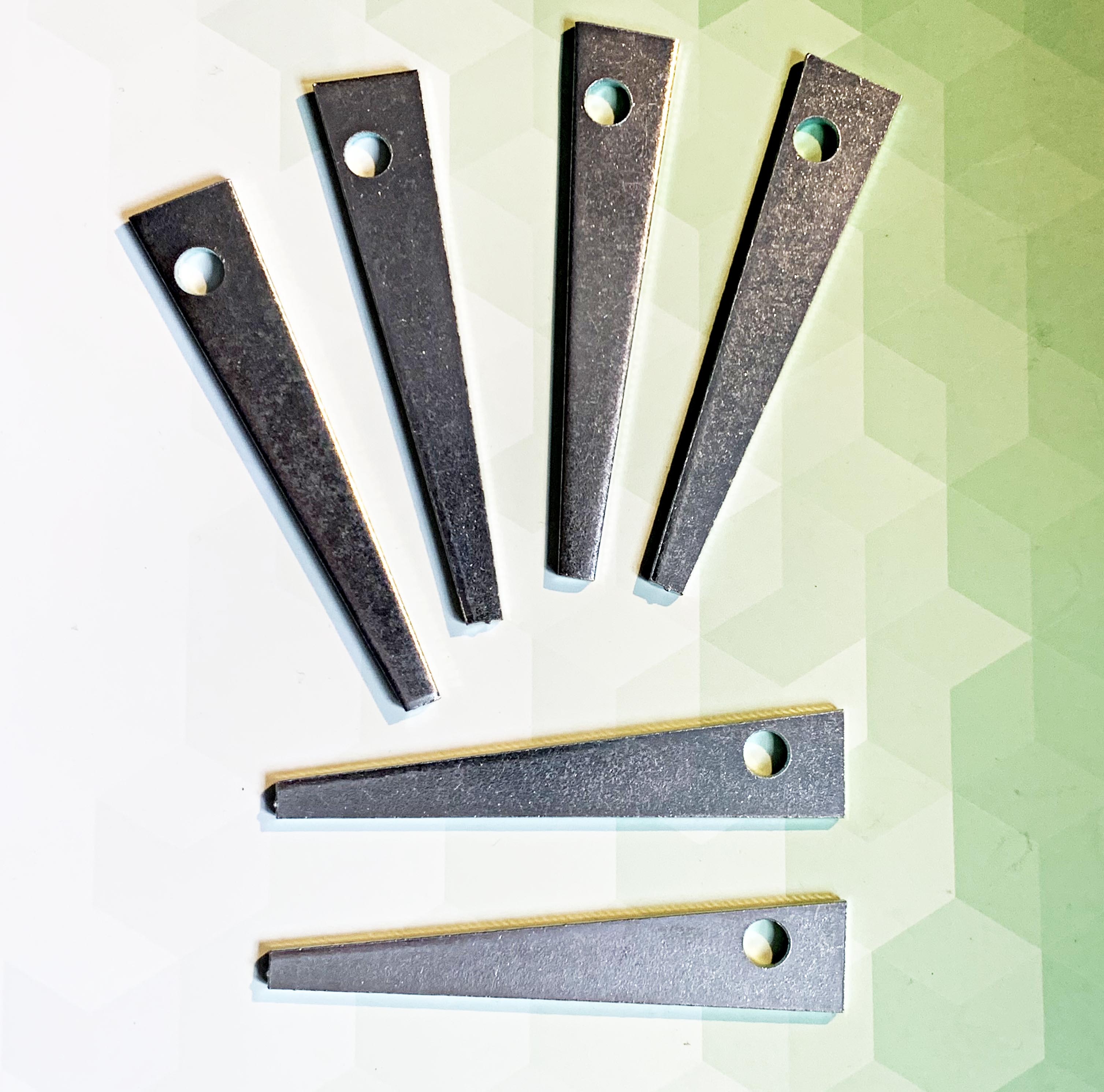 6 Occhielli Per Piante Battuti In Acciaio Zincato 100mm - Securit